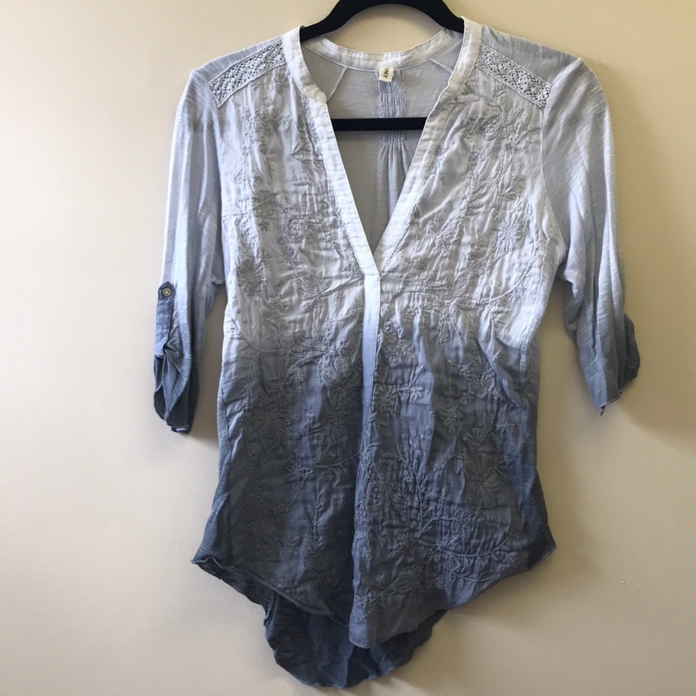 Anthropologie Ombré Top